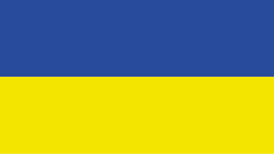 Illustration av Ukrainas flagga 