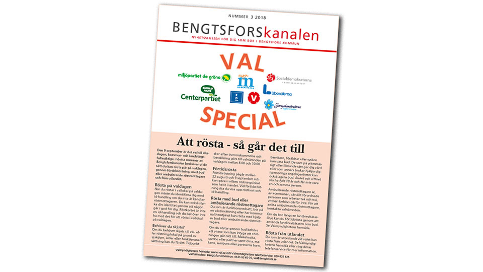 Bengtsforskanalen nummer 3 2018 - valspecial